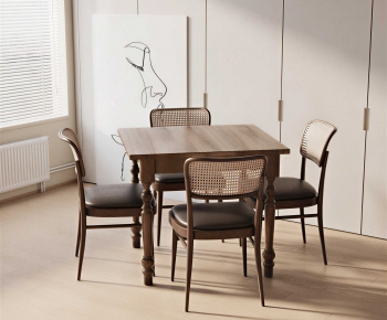 Modern Dining Table And Chairs-ID:375327112