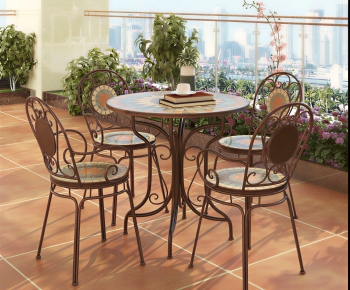 American Style Leisure Table And Chair-ID:491210941