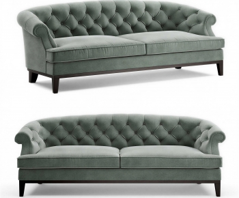 Simple European Style A Sofa For Two-ID:444638011