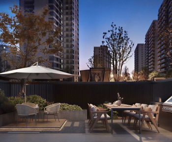 Modern Courtyard/landscape-ID:529927972