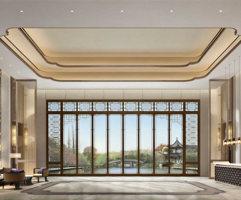 New Chinese Style Lobby Hall-ID:518446928