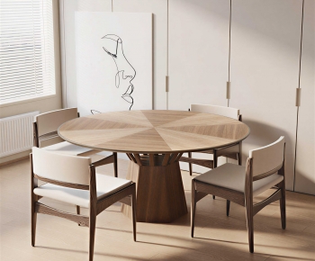 New Chinese Style Dining Table And Chairs-ID:651689056