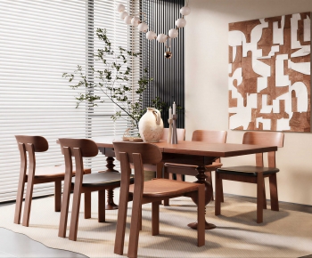Modern Dining Table And Chairs-ID:706085922