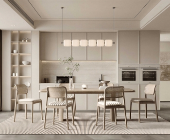 Wabi-sabi Style Dining Room-ID:184586053