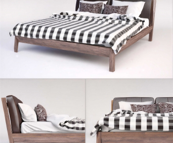 Modern Double Bed-ID:116544017