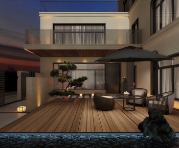 Modern Courtyard/landscape-ID:263350096