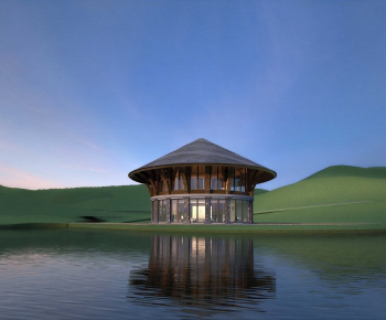 Chinese Style Public Building-ID:176932101
