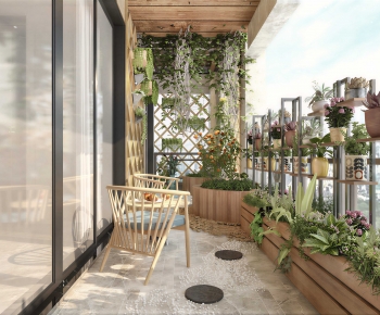 Modern Leisure Balcony-ID:832947978
