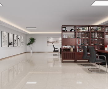 New Chinese Style Manager's Office-ID:697366955