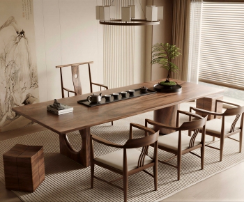 New Chinese Style Tea Tables And Chairs-ID:310374029