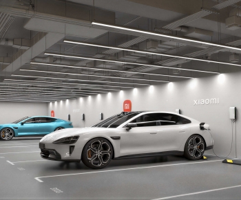 Modern Underground Parking Lot-ID:528835062