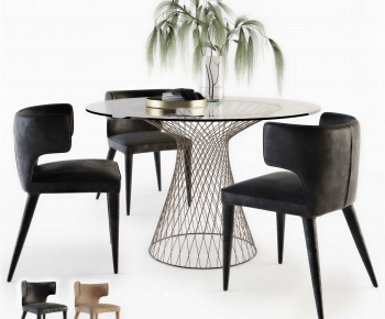 Modern Dining Table And Chairs-ID:824013954