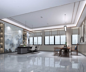 New Chinese Style Manager's Office-ID:441474915