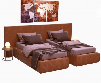 Modern Single Bed-ID:329183108