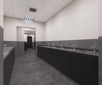 Modern Public Toilet-ID:349267019