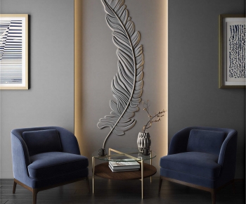 Modern Single Sofa-ID:506818061