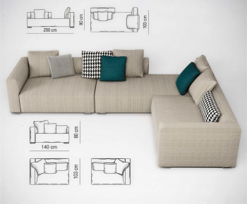 Modern Corner Sofa-ID:164004096