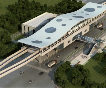 Modern Public Building-ID:504645113