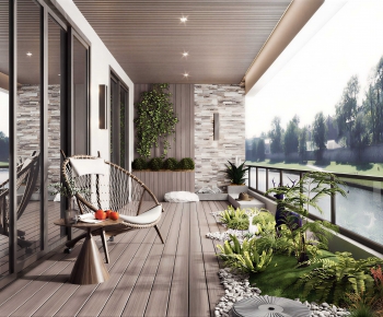 Modern Leisure Balcony-ID:968055018