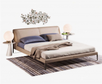 Modern Double Bed-ID:482798108