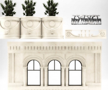 French Style Building Component-ID:815856936