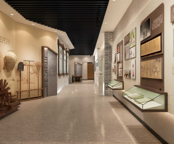 New Chinese Style Exhibition Hall-ID:605365995