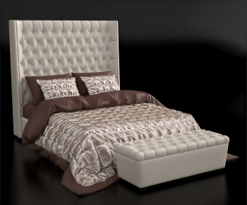 American Style Double Bed-ID:929461963