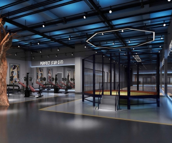 Industrial Style Gym-ID:569416056