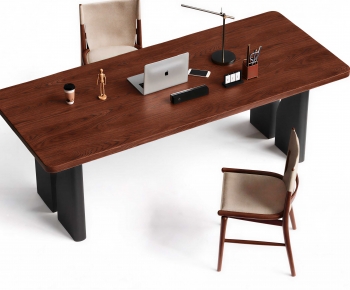 Modern Office Desk And Chair-ID:292933942