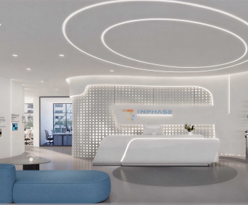 Modern Office Reception Desk-ID:701105127