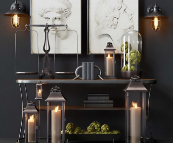 Industrial Style Table Lamp-ID:124320033