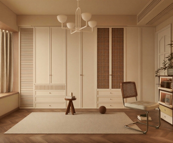 Modern Clothes Storage Area-ID:503969269