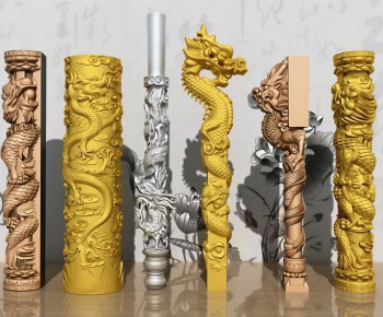 Chinese Style Column-ID:948520906