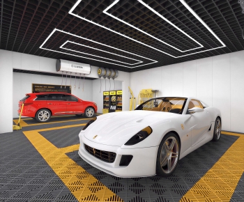 Modern Automobile Repair Shop-ID:145410065