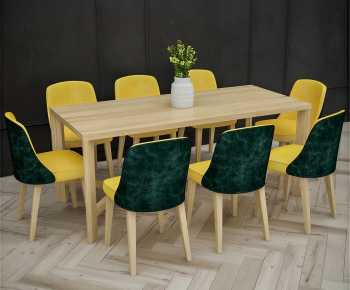 Modern Dining Table And Chairs-ID:964034083