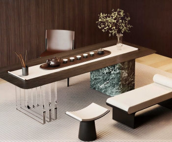 New Chinese Style Tea Tables And Chairs-ID:547801026