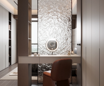 Modern Clothes Storage Area-ID:450345043
