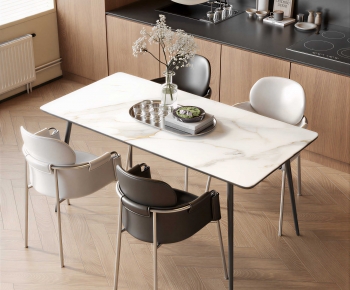 Modern Dining Table And Chairs-ID:628171926