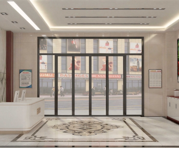 Modern Office Reception Desk-ID:926388982