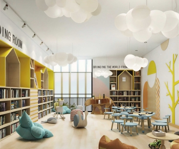 Modern Children's Reading Room-ID:338720087