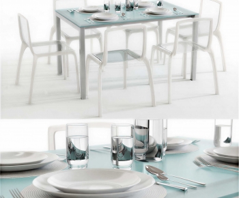 Modern Dining Table And Chairs-ID:746093993