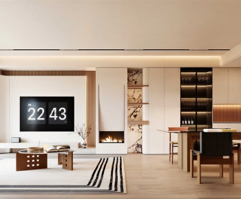 Modern A Living Room-ID:668690922