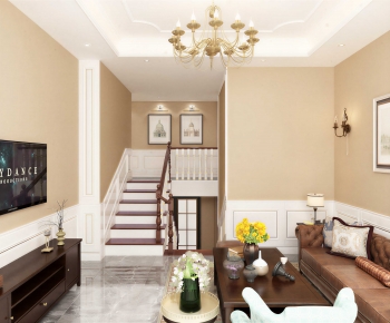 American Style A Living Room-ID:697372913