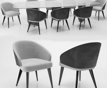 Modern Dining Table And Chairs-ID:217957028