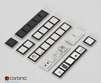 Modern Switch Socket Panel-ID:789496903