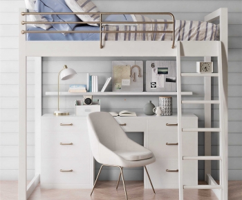 Modern Bunk Bed-ID:117300039
