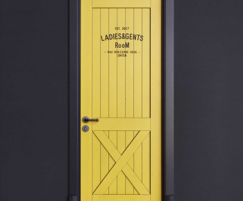 Industrial Style Single Door-ID:153984073