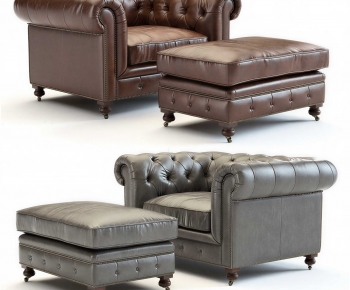 American Style Single Sofa-ID:945844893