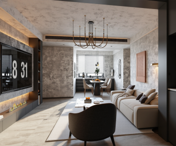 Modern A Living Room-ID:263619906