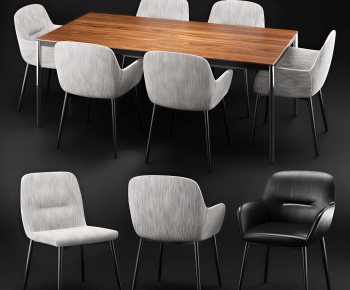 Modern Dining Table And Chairs-ID:706548935